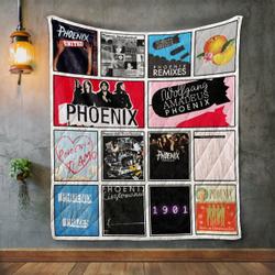 Phoenix Quilt Blanket and Home Decor