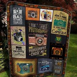 Photograph Chose Me Photograph Quilt Blanket  Quilt and Home Decor
