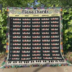 Piano Chord Nt050622 Quilt Blanket and Home Decor