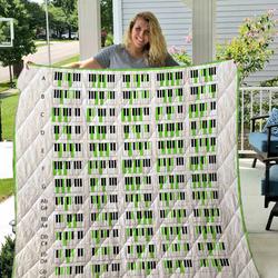 Piano Chords Quilt Blanket Dhc1501395Vt and Home Decor