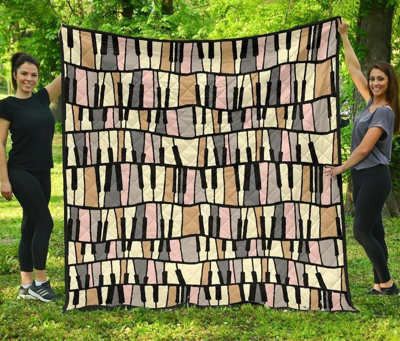 Piano Cl12100525Mdq Quilt Blanket and Home Decor