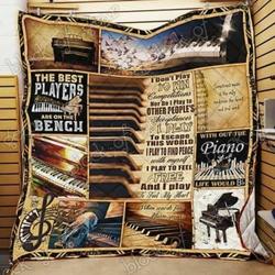 Piano Cl18100565Mdq Quilt Blanket and Home Decor