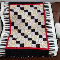 Piano Clm1910110Q Quilt Blanket and Home Decor