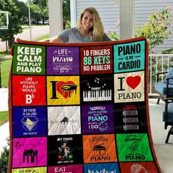 Piano Quilt Blanket Dhc1501361Vt and Home Decor