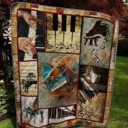 Piano Quilt Tdhct and Home Decor