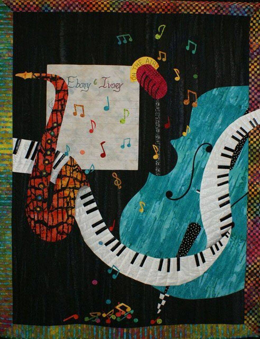 Piano Saxophone Cla1010440Q Quilt Blanket and Home Decor