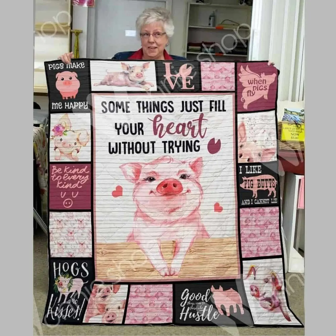 Pig Awesome O Quilt Xr and Home Decor