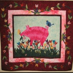 Pig Cla2210361Q Quilt Blanket and Home Decor