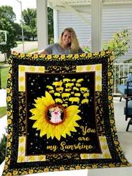 Pig Printed Quilt Blanket Dhc1501626Vt and Home Decor