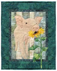 Pig Quilt Blanket Dhc150117Lt and Home Decor