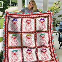 Pig Quilt Tdher and Home Decor
