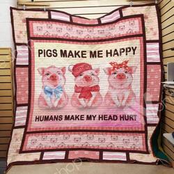 Pig Quilt Tdhty and Home Decor