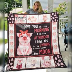 Pig We Are Fury Quilt Blanket Dhc0401970Dd and Home Decor