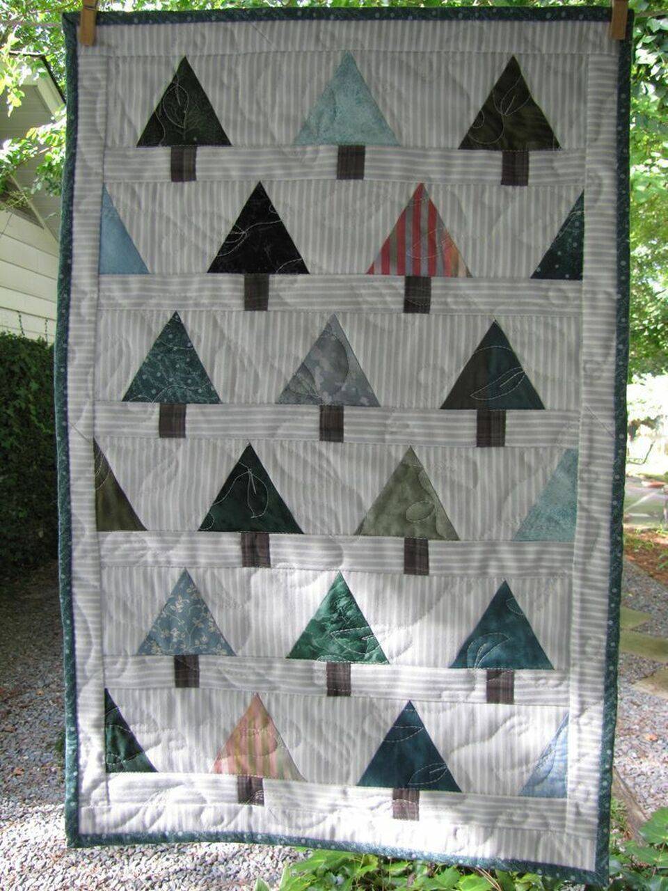 Pine Tree Quilt Tdhtl and Home Decor