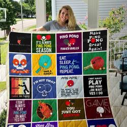 Ping Pong Quilt Blanket Dhc1501409Vt and Home Decor