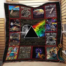 Pink Floyd Album Collage Blanket TH0607 Quilt and Home Decor
