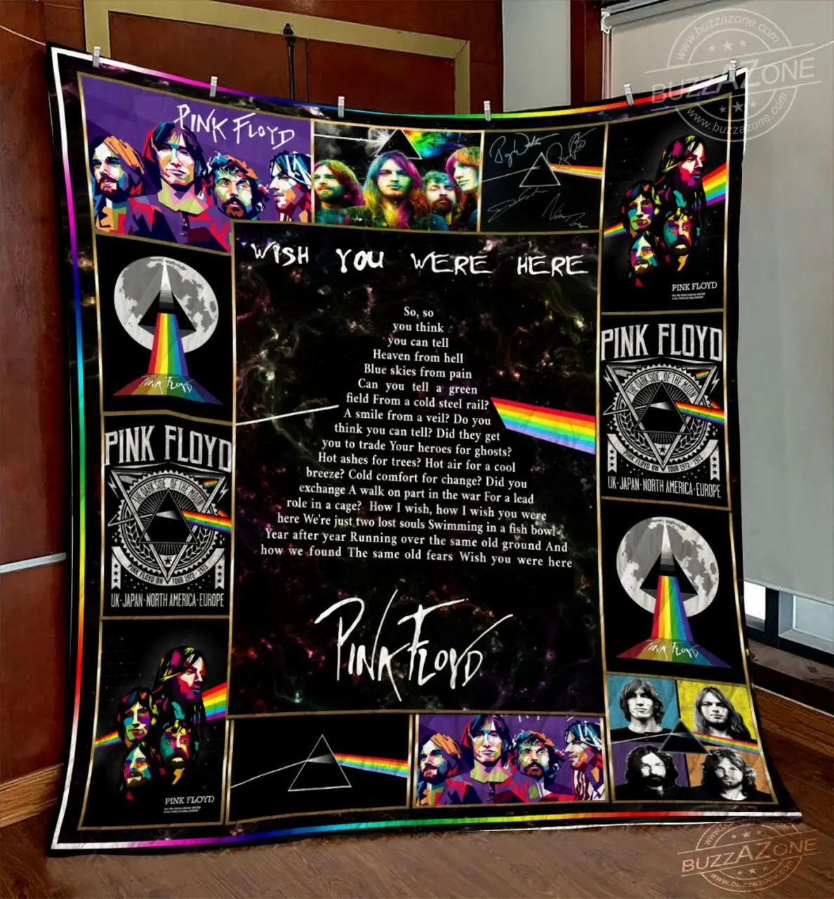 Pink Floyd Wish You Were Here Quilt Cc and Home Decor