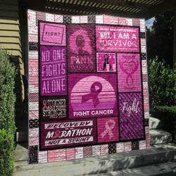 Pink Warrior Quilt Blanket Hp47  Quilt and Home Decor