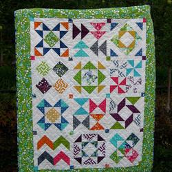 Pinwheel Block Quilt Tdhdc and Home Decor