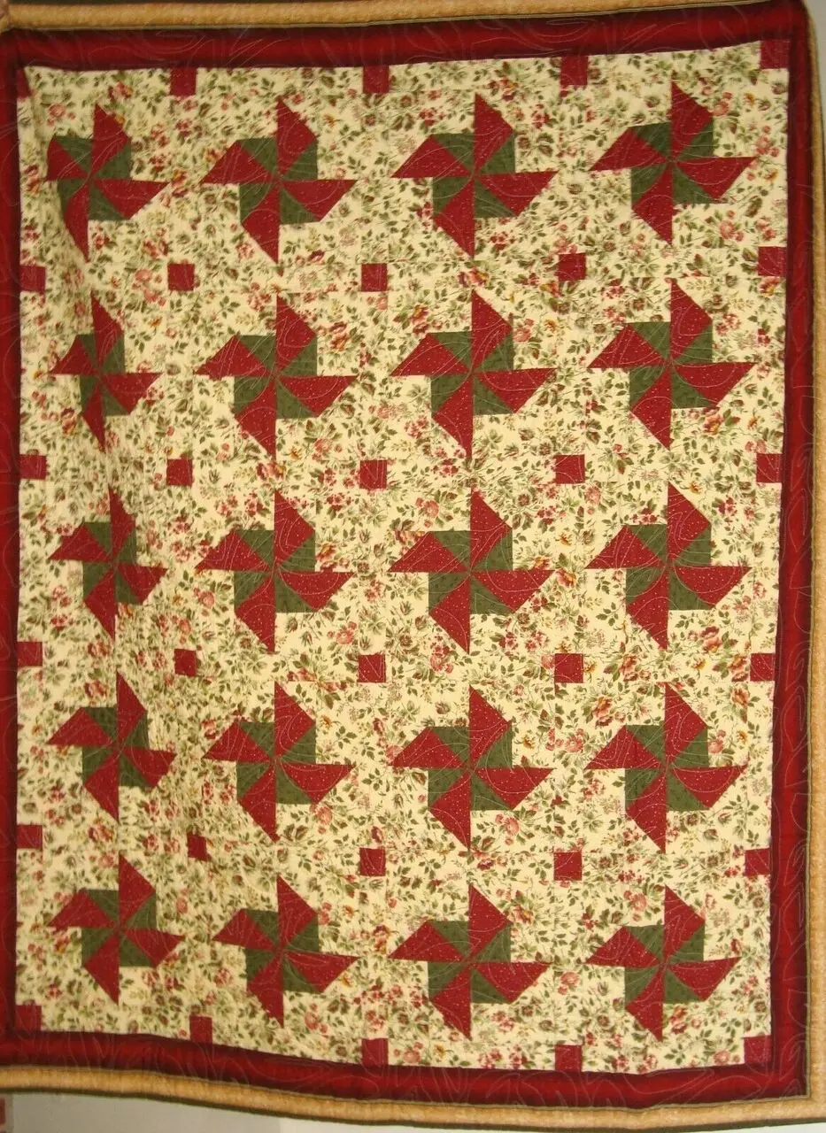 Pinwheel Quilt Tdhmf and Home Decor