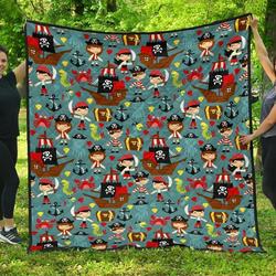 Pirate Cl12100533Mdq Quilt Blanket and Home Decor