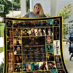 Pirates Of Caribbean Quilt Blanket and Home Decor