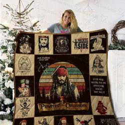 Pirates Of The Caribbean Quilt Blanket 02285 and Home Decor