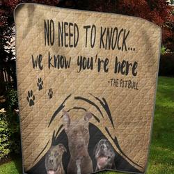 Pit Bull Vd Quilt Tdhqz and Home Decor