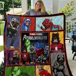 Pitbull Ava Quilt Blanket  Quilt and Home Decor