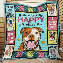 Pitbull I Chew You Quilt Blanket Dhc04011878Dd and Home Decor