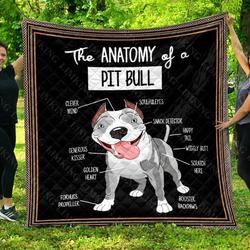 Pitbull Quilt Blanket Dhc0701241Vt and Home Decor