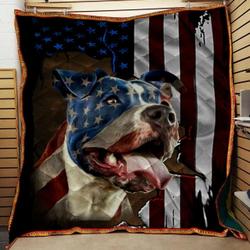 Pitbull Quilt Tdhkl and Home Decor