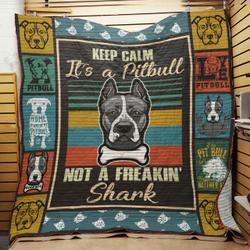 Pitbull Quilt Tt50Mk-0708  Quilt and Home Decor