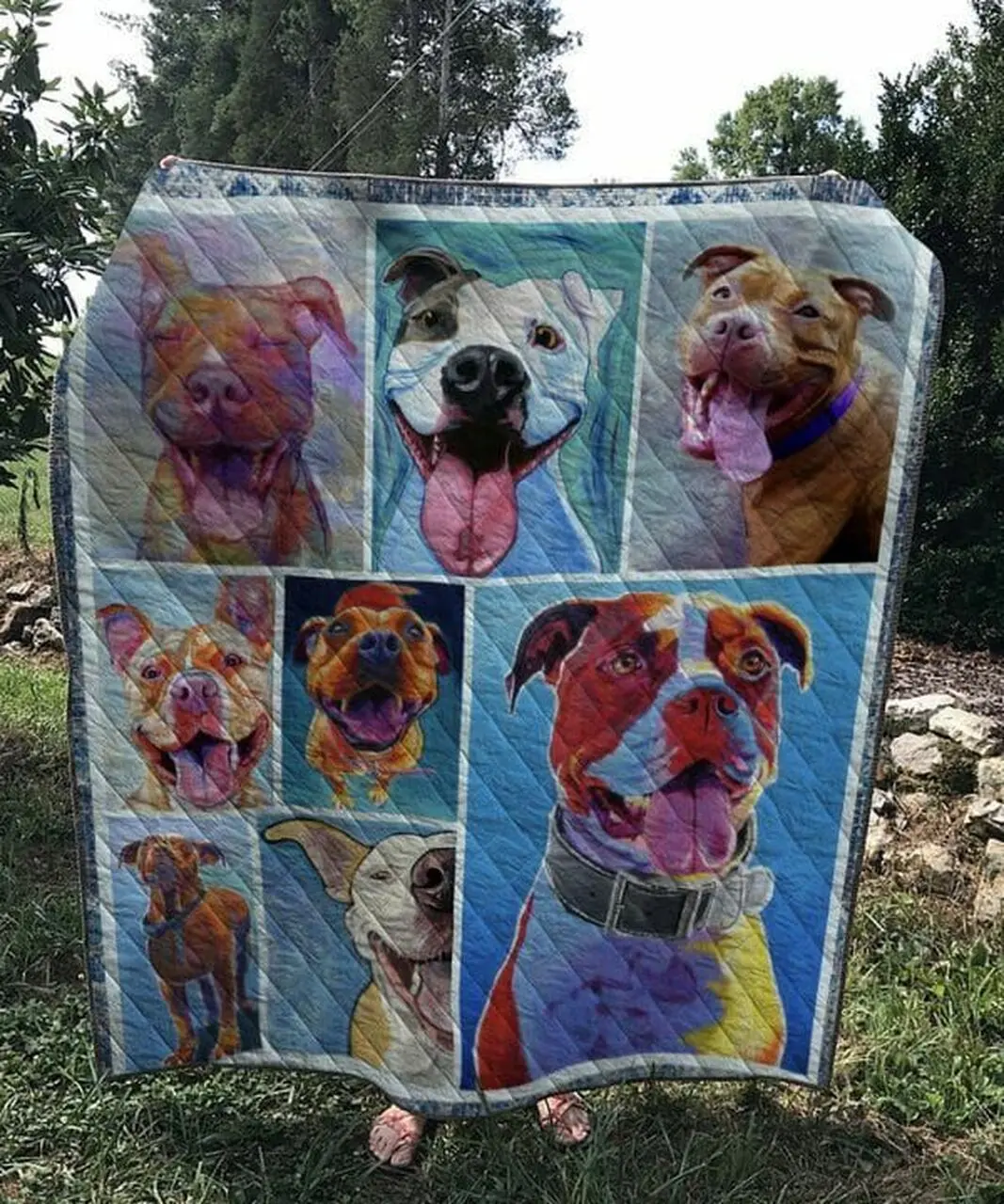 Pitbull Twice Song Quilt Blanket Dhc0201201002Td and Home Decor