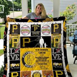 Pittsburgh Pirates Quilt Blanket and Home Decor