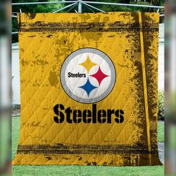 Pittsburgh Steelers Quilt Blanket      and Home Decor