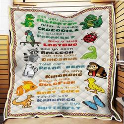 Pixal Animal Quilt  Quilt and Home Decor