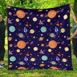 Planet Cl12100537Mdq Quilt Blanket and Home Decor