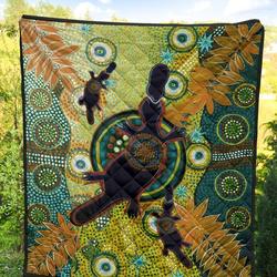 Platypus Aboriginal Australia Quilt K9  Quilt and Home Decor