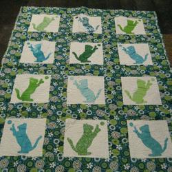 Playful Cats Quilt Tdhhk and Home Decor