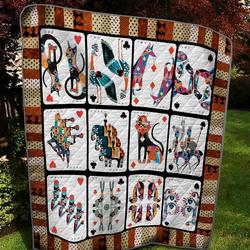 Playing Cards Quilt Tdhri and Home Decor