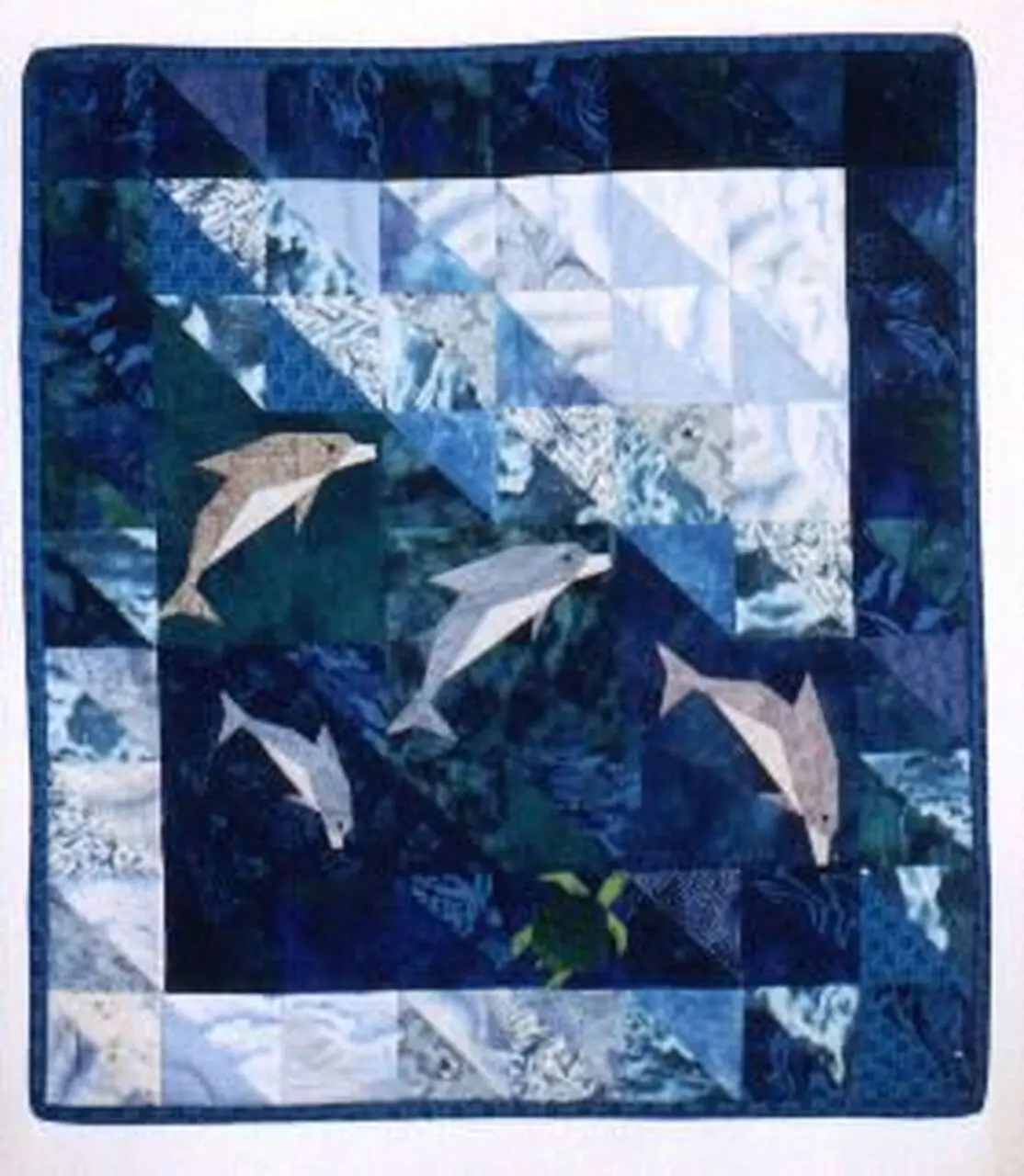 Playing Dolphins Clp0107085 Quilt Blanket and Home Decor