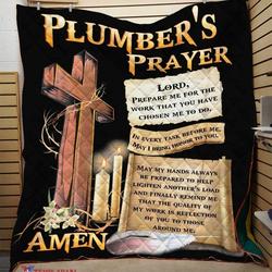 Plumber Prayer Quilt Tdhkw and Home Decor