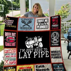 Plumber Printed Quilt Blanket Dhc1501579Vt and Home Decor
