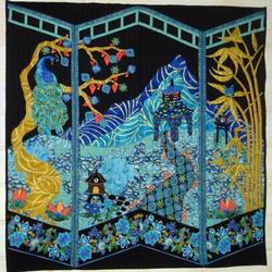 Plume Garden Peacock Quilt Tdhed and Home Decor