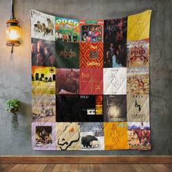 Poco 2 Album Covers Quilt Blanket and Home Decor