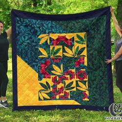 Pohutukawa New Zealand Art Quilt Tdhbn and Home Decor