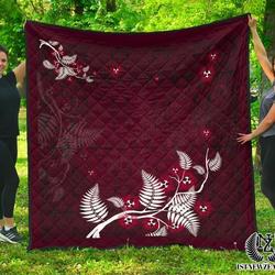Pohutukawa New Zeland Red Quilt Tdhgh and Home Decor