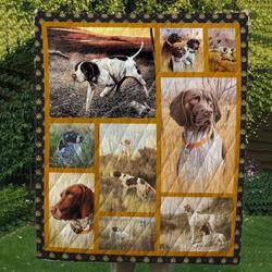Pointer Hunting Cl10100198Mdq Quilt Blanket and Home Decor