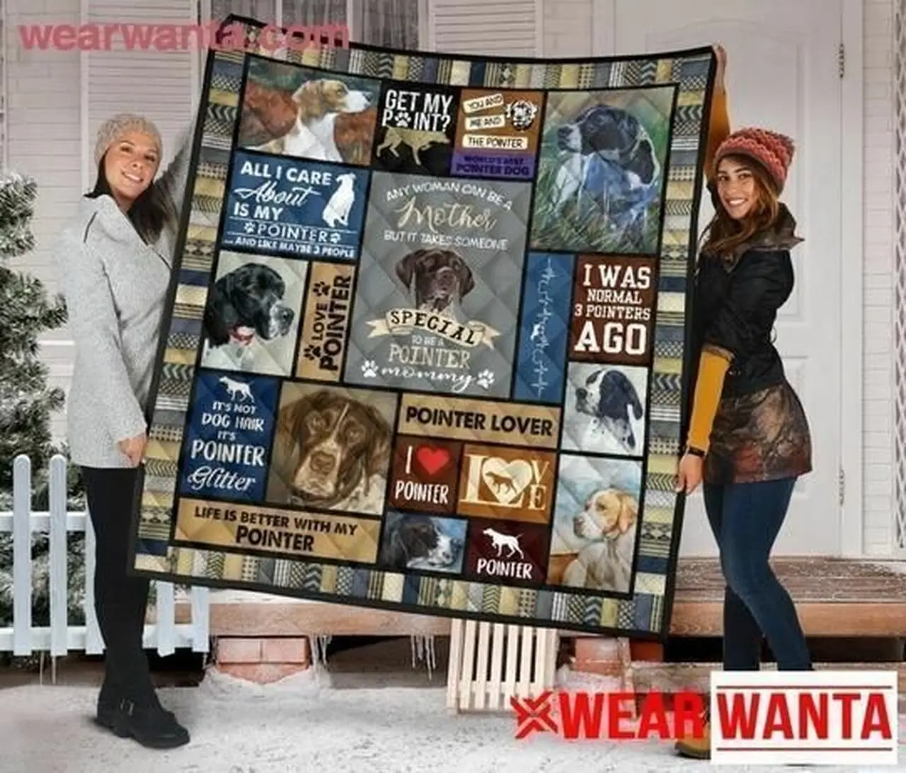 Pointer Mom Quilt Tdhnp and Home Decor